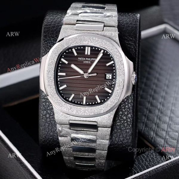 New Replica Patek Philippe Frosted Watch D-Green Dial w-Luminous Markers New Replica Patek Philippe Frosted Watch D-Green Dial w-Luminous Markers