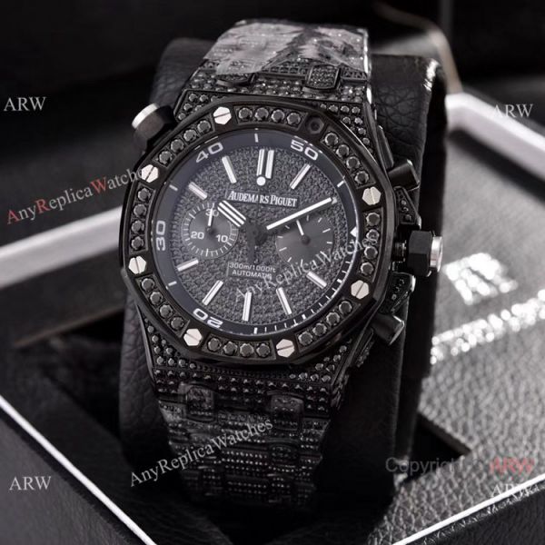 Copy Audemars Piguet Royal Oak Offshore Diver Iced Out Diamond Watches 43mm Copy Audemars Piguet Royal Oak Offshore Diver Iced Out Diamond Watches 43mm