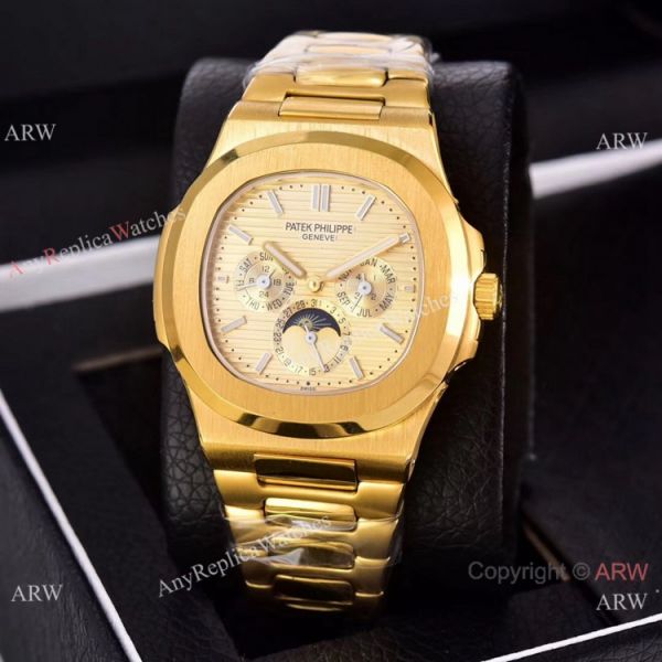 Knockoff Patek Philippe Nautilus Moon Phase Red Gradient Dial Watches 40mm Knockoff Patek Philippe Nautilus Moon Phase Red Gradient Dial Watches 40mm