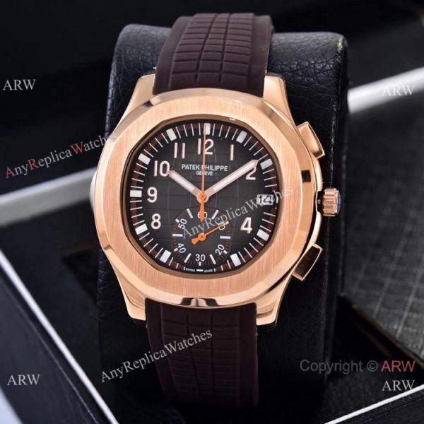 Best Clone Patek Philippe Aquanaut VK Quartz Watches Rose Gold Case Best Clone Patek Philippe Aquanaut VK Quartz Watches Rose Gold Case