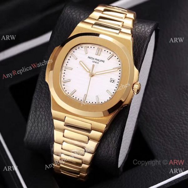 Knockoff Patek Philippe Nautilus All Gold Watches 40m Knockoff Patek Philippe Nautilus All Gold Watches 40m