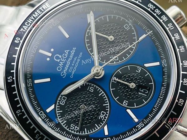 TW Factory Omega Speedmaster 7750 Chronograph Watch Stainless Steel Blue Dial TW Factory Omega Speedmaster 7750 Chronograph Watch Stainless Steel Blue Dial