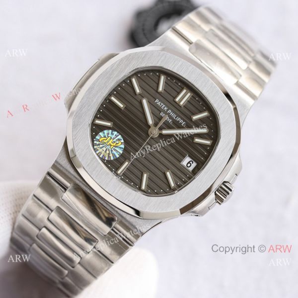 Swiss Grade Patek Philippe Nautilus PPF Factory Cal.324 Watch Stainless Steel Gray Dial 40mm Swiss Grade Patek Philippe Nautilus PPF Factory Cal.324 Watch Stainless Steel Gray Dial 40mm