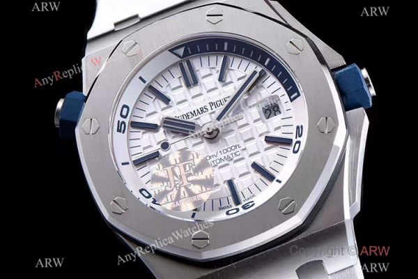 JF Factory V8 1:1 Best Audemars Piguet Divers Men Watch White Dial JF Factory V8 1:1 Best Audemars Piguet Divers Men Watch White Dial