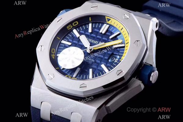 JF Factory V8 1:1 Best Audemars Piguet Divers Copy Watch Blue Dial JF Factory V8 1:1 Best Audemars Piguet Divers Copy Watch Blue Dial