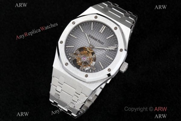 R8 Factory Audemars Piguet Royal Oak Swiss Tourbillon Watch Gray Gradient Face 41mm R8 Factory Audemars Piguet Royal Oak Swiss Tourbillon Watch Gray Gradient Face 41mm