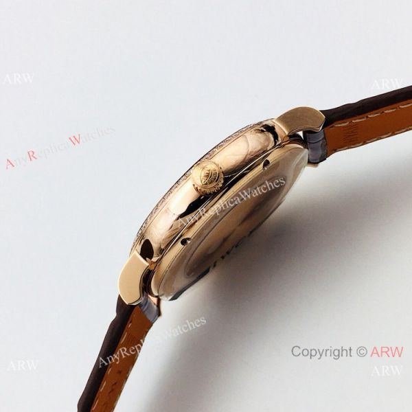 Swiss Grade I Copy IWC Portofino Ladies Watch Diamond Bezel Rose Gold Swiss Grade I Copy IWC Portofino Ladies Watch Diamond Bezel Rose Gold