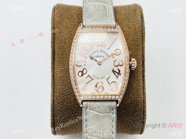 Swiss Grade 1 Franck Muller Cintree Curvex Lady Watches Diamond Bezel Swiss Grade 1 Franck Muller Cintree Curvex Lady Watches Diamond Bezel