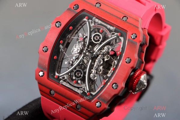 KV Factory Copy Richard Mille Tourbillon Pablo Mac Donough RM53-01 Watch TPT Carbon KV Factory Copy Richard Mille Tourbillon Pablo Mac Donough RM53-01 Watch TPT Carbon