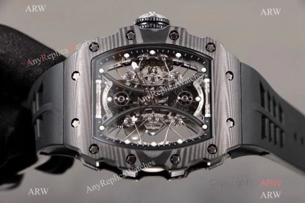 KV Factory Richard Mille RM53-01 Tourbillon Pablo Mac Donough Watch TPT Carbon Rubber Strap KV Factory Richard Mille RM53-01 Tourbillon Pablo Mac Donough Watch TPT Carbon Rubber Strap