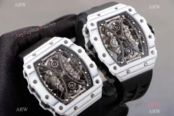 KV Factory Richard Mille Tourbillon Pablo Mac Donough RM53 01 Watch Canvas Strap TPT Carbon KV Factory Richard Mille Tourbillon Pablo Mac Donough RM53 01 Watch Canvas Strap TPT Carbon