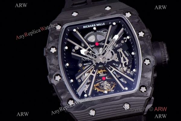 KV Factory Richard Mille RM12-01 Tourbillon Men Watch NTPT Carbon KV Factory Richard Mille RM12-01 Tourbillon Men Watch NTPT Carbon