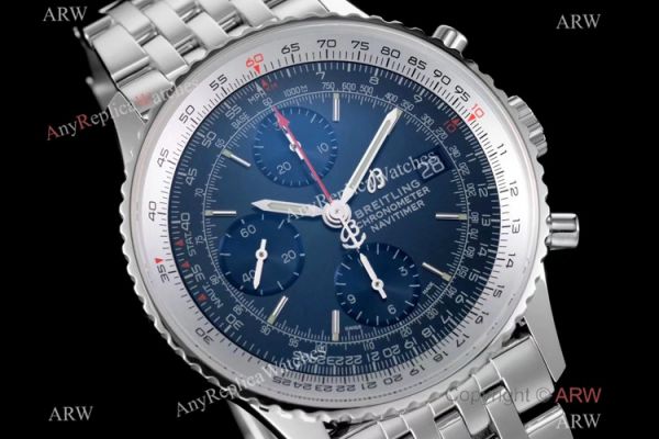 Swiss Grade Breitling Navitimer 1 41mm SS Blue Dial Watch KOR Factory A7750 Movement Swiss Grade Breitling Navitimer 1 41mm SS Blue Dial Watch KOR Factory A7750 Movement