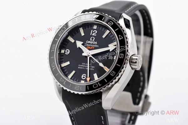 Swiss Grade Copy Omega Seamaster 600m Co-Axial GMT VS Factory 8605 Watch Black Rubber Band Swiss Grade Copy Omega Seamaster 600m Co-Axial GMT VS Factory 8605 Watch Black Rubber Band