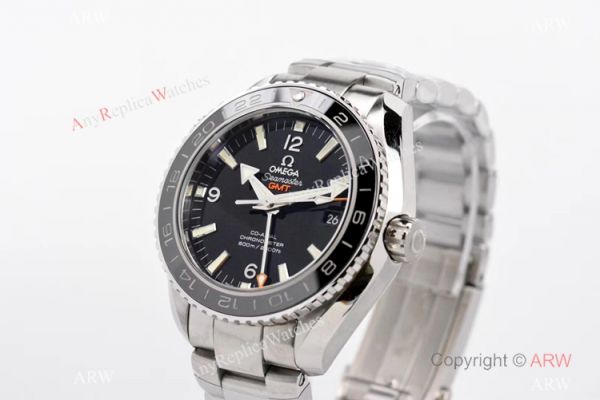 Swiss Grade Copy Omega Seamaster 600m GMT VSF 8605 Watch Stainless Steel Black Ceramic Bezel Swiss Grade Copy Omega Seamaster 600m GMT VSF 8605 Watch Stainless Steel Black Ceramic Bezel