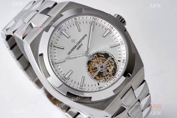 EUR Factory Best Edition Copy Vacheron Constantin Overseas tourbillon Watch Silver Dial EUR Factory Best Edition Copy Vacheron Constantin Overseas tourbillon Watch Silver Dial