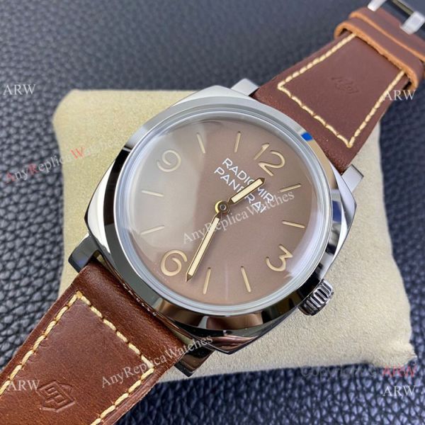 SF Factory Swiss Copy PANERAI Radiomir 1940 3 Days Acciaio Limited Edition Watch Vintage Tropical Dial SF Factory Swiss Copy PANERAI Radiomir 1940 3 Days Acciaio Limited Edition Watch Vintage Tropical Dial