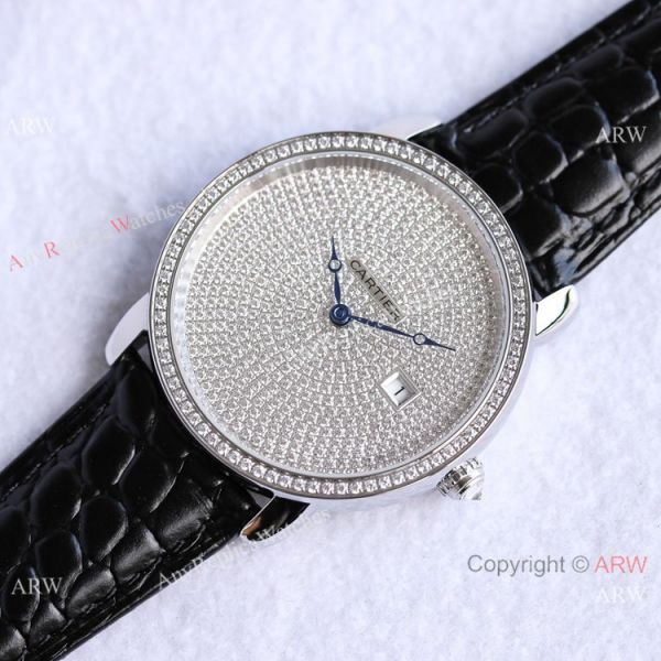 TW Swiss Grade Cartier Ronde Solo de Full Diamond Watch Luxury Cartier Bracelet TW Swiss Grade Cartier Ronde Solo de Full Diamond Watch Luxury Cartier Bracelet