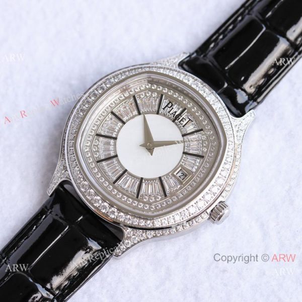 TW Factory Piaget Black-Tie Stainless Steel Diamond Watch 41mm TW Factory Piaget Black-Tie Stainless Steel Diamond Watch 41mm