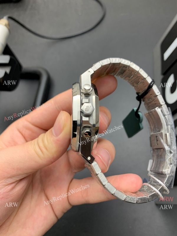 OM Factory Audemars Piguet Royal Oak 7750 Watch Blue Chrono Dial OM Factory Audemars Piguet Royal Oak 7750 Watch Blue Chrono Dial
