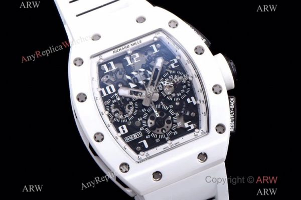 KV Factory 1:1 Best Replica Richard Mille RM011 White Ghost Limited Edition Watch KV Factory 1:1 Best Replica Richard Mille RM011 White Ghost Limited Edition Watch