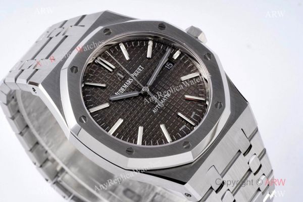 New! ZF Factory V2 Version Audemars Piguet Royal Oak 15400 Replica Watch Gray Face New! ZF Factory V2 Version Audemars Piguet Royal Oak 15400 Replica Watch Gray Face