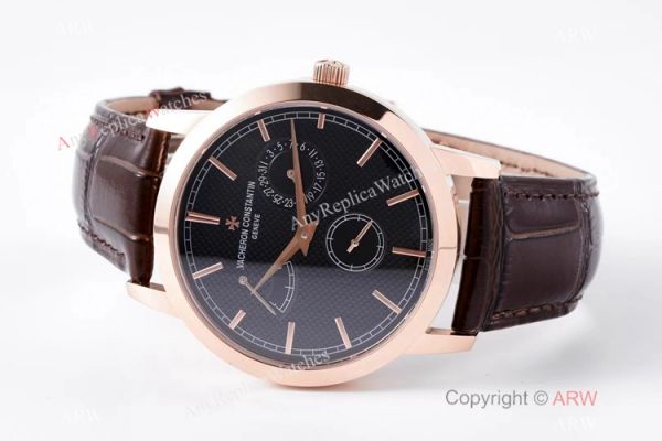 AI Factory Swiss Copy Vacheron Constantin Geneve Traditionnelle Watch Rose Gold Black Dial AI Factory Swiss Copy Vacheron Constantin Geneve Traditionnelle Watch Rose Gold Black Dial