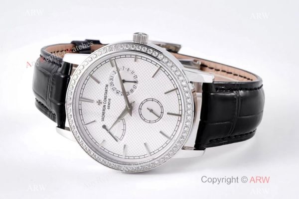 New 2021! AI Factory Vacheron Constantin Geneve Traditionnelle Copy Watch White Dial with Diamonds New 2021! AI Factory Vacheron Constantin Geneve Traditionnelle Copy Watch White Dial with Diamonds