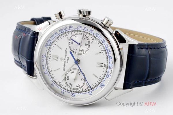 Highest Quality AI Factory Vacheron Constantin Historiques Cornes de Vache 1955 Chronograph Watch White Dial Highest Quality AI Factory Vacheron Constantin Historiques Cornes de Vache 1955 Chronograph Watch White Dial