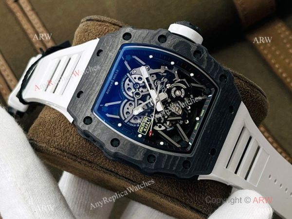 RM Factory 1:1 Replica Richard Mille RM35-02 Rafael Nadal Watch NTPT Case White Rubber Strap RM Factory 1:1 Replica Richard Mille RM35-02 Rafael Nadal Watch NTPT Case White Rubber Strap