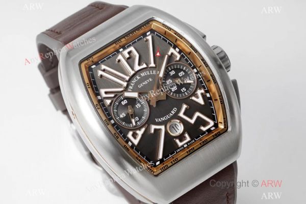 Swiss Grade 1-1 Copy Franck Muller Vanguard Yachting V45 Seagull 7750 Watch New Smoky Gray Dial Swiss Grade 1-1 Copy Franck Muller Vanguard Yachting V45 Seagull 7750 Watch New Smoky Gray Dial