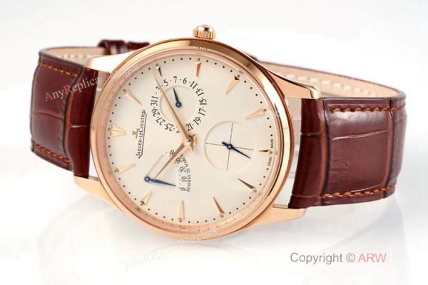 ZF Jaeger-LeCoultre Master Ultra Thin Power Reserve Rose Gold Watch Swiss Replica Watches ZF Jaeger-LeCoultre Master Ultra Thin Power Reserve Rose Gold Watch Swiss Replica Watches