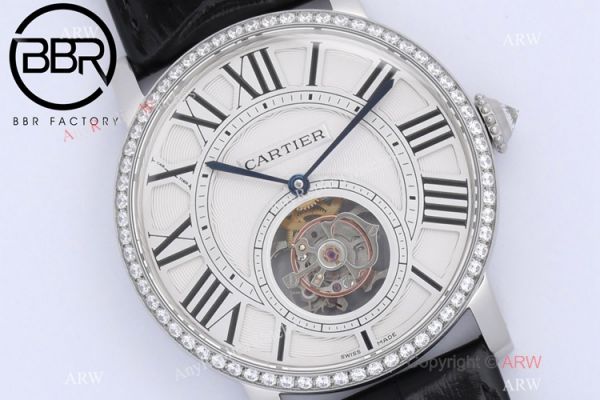 BBR Factory 1:1 Replica Cartier Rotonde De Tourbillon Watch Stainless Steel 40mm BBR Factory 1:1 Replica Cartier Rotonde De Tourbillon Watch Stainless Steel 40mm