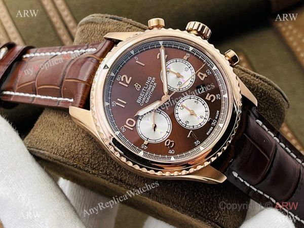 2021 New! Swiss 7750 Breitling Navitimer 08 Chronograph Watch Rose Gold 2021 New! Swiss 7750 Breitling Navitimer 08 Chronograph Watch Rose Gold