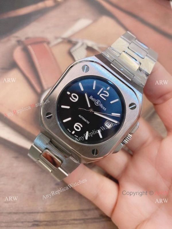 2021 New Copy Bell Ross BR05 Luxury Sports Watch Blue Steel 42mm 2021 New Copy Bell Ross BR05 Luxury Sports Watch Blue Steel 42mm