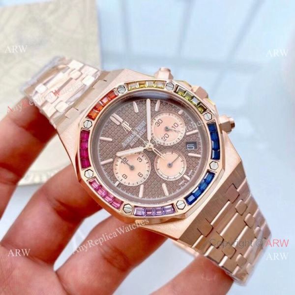 Replica Audemars Piguet Royal Oak Rainbow Watches Rose Gold Replica Audemars Piguet Royal Oak Rainbow Watches Rose Gold