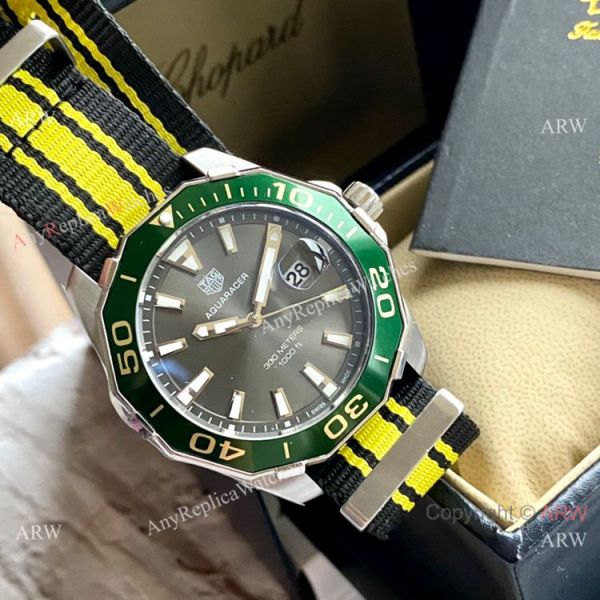 Japan Grade Copy Tag Heuer Aquaracer 300 Quartz Watch Green Bezel Japan Grade Copy Tag Heuer Aquaracer 300 Quartz Watch Green Bezel