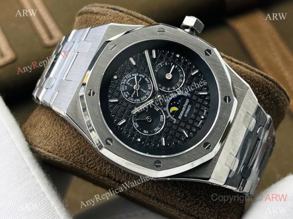 TW factory Copy Audemars Piguet Royal Oak Moon Perpetual Calendar Watch 41mm White Dial TW factory Copy Audemars Piguet Royal Oak Moon Perpetual Calendar Watch 41mm White Dial