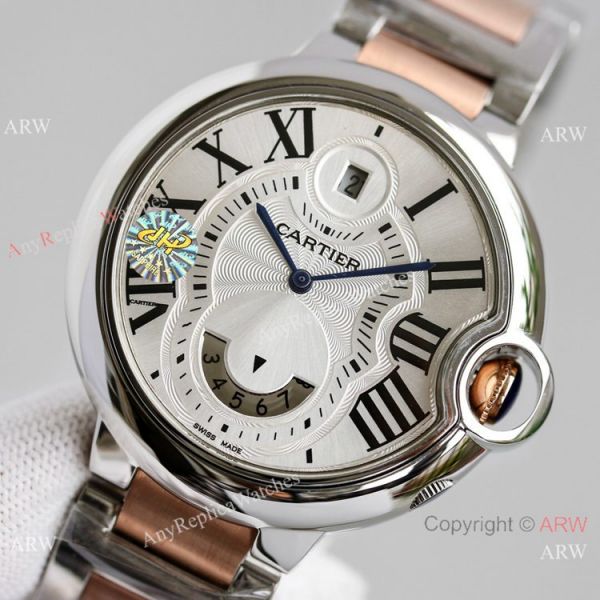 JH Factory Swiss Ballon Bleu Cartier 9120 Watch Two Tone Rose Gold 42mm JH Factory Swiss Ballon Bleu Cartier 9120 Watch Two Tone Rose Gold 42mm