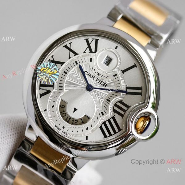 JH Factory Swiss Replica Ballon Bleu Cartier 9120 Watch Two Tone 42mm JH Factory Swiss Replica Ballon Bleu Cartier 9120 Watch Two Tone 42mm
