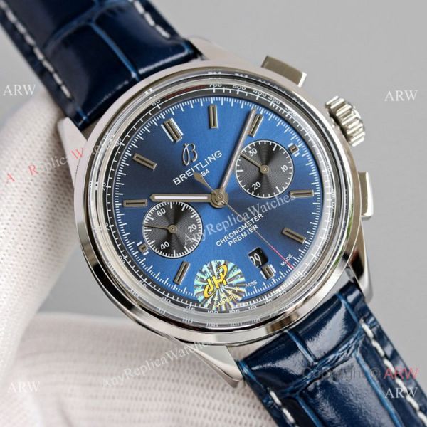 JH Factory Swiss Copy Breitling Premier B01 Asia7750 Chronograph Watches White Dial JH Factory Swiss Copy Breitling Premier B01 Asia7750 Chronograph Watches White Dial