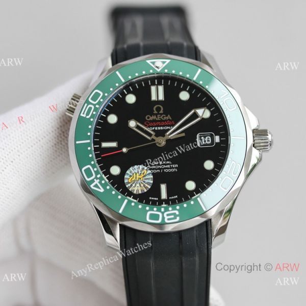 JH Factory Swiss Omega Seamaster James bond 8500 Watch Black Rubber Strap JH Factory Swiss Omega Seamaster James bond 8500 Watch Black Rubber Strap