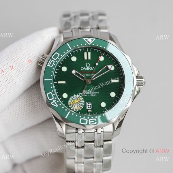 JH Factory Omega Seamaster James bond 8500 Watch Green Ceramic Bezel JH Factory Omega Seamaster James bond 8500 Watch Green Ceramic Bezel