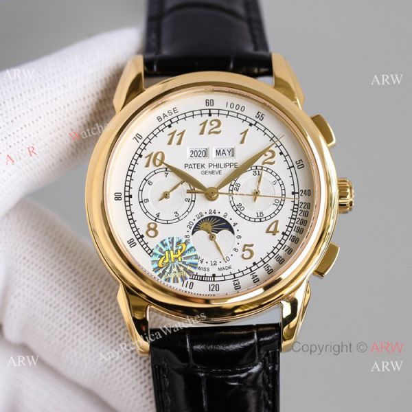 JH Swiss Copy Patek Philippe Perpetual Calendar Chronograph Yellow Gold 5270E Watch JH Swiss Copy Patek Philippe Perpetual Calendar Chronograph Yellow Gold 5270E Watch