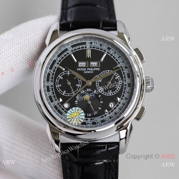 2021! Swiss Copy Patek Philippe 5270G Perpetual Calendar Chronograph JH V2 Version Watch White Dial 2021! Swiss Copy Patek Philippe 5270G Perpetual Calendar Chronograph JH V2 Version Watch White Dial