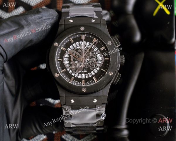 2021 Copy Hublot Geneve Big Bang Skull All Black Watches 2021 Copy Hublot Geneve Big Bang Skull All Black Watches