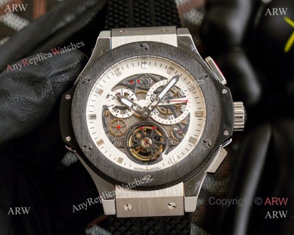 2021 Copy Hublot Big Bang Tourbillon 45mm Watches Stainless Steel 2021 Copy Hublot Big Bang Tourbillon 45mm Watches Stainless Steel