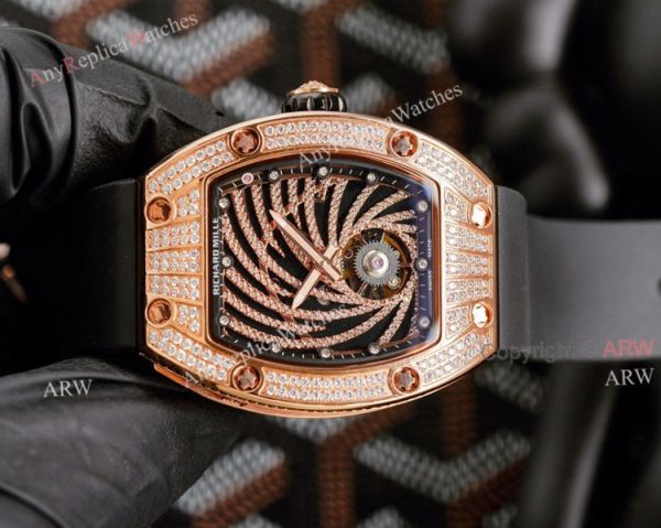 Fully Iced Out Richard Mille RM 51-02 Tourbillon Diamond Twister Copy Watch Fully Iced Out Richard Mille RM 51-02 Tourbillon Diamond Twister Copy Watch
