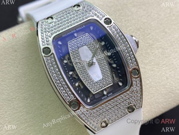 Copy Richard Mille RM07 Lady 31mm Watch Iced Out Diamond Copy Richard Mille RM07 Lady 31mm Watch Iced Out Diamond