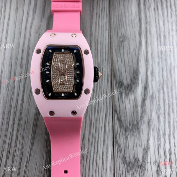 Swiss Quality Copy Richard Mille Rm007-1 Women Watch PinkRose Gold Case Swiss Quality Copy Richard Mille Rm007-1 Women Watch PinkRose Gold Case